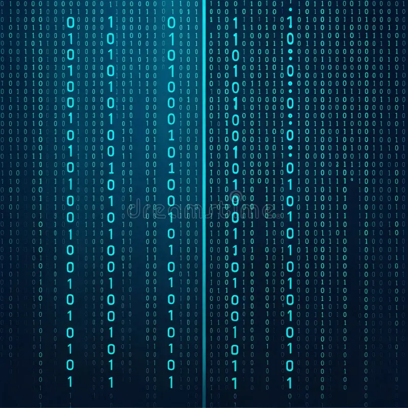 binary-code-matrix-teal-sequence-digital-data-concept-abstract-background-380625905